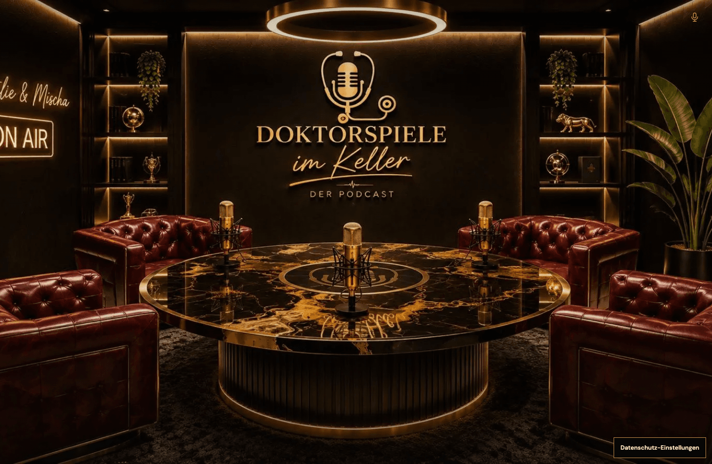 Website von DOKTORSPIELE im Keller — Oktober 2026