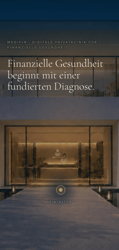 MEDIFIN Website auf dem Smartphone